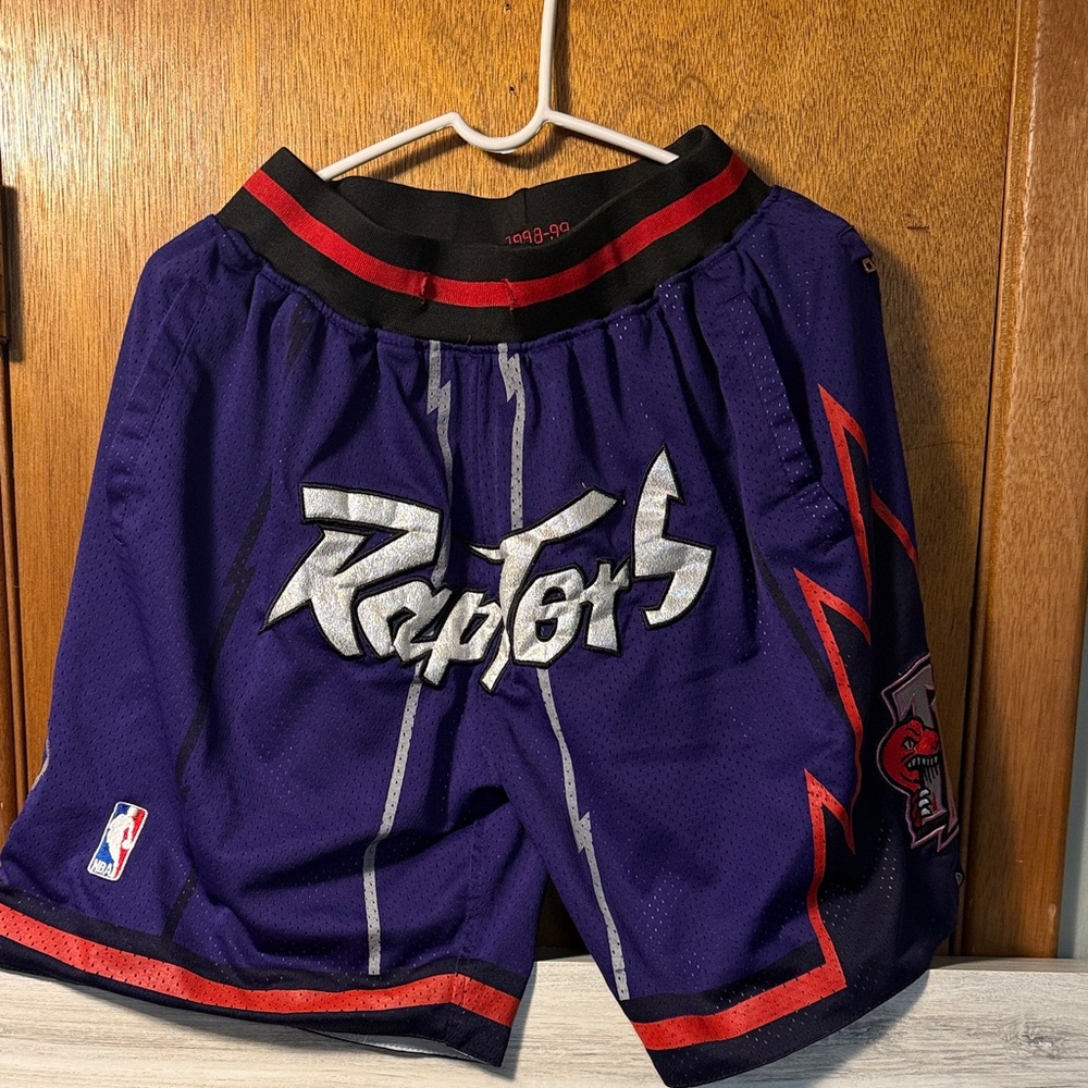 Just Don Purple Raptors Athletic Shorts